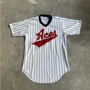 Vintage Reno Aces Majestic Jersey Adult Medium White Blue Stitched Men’s 2511